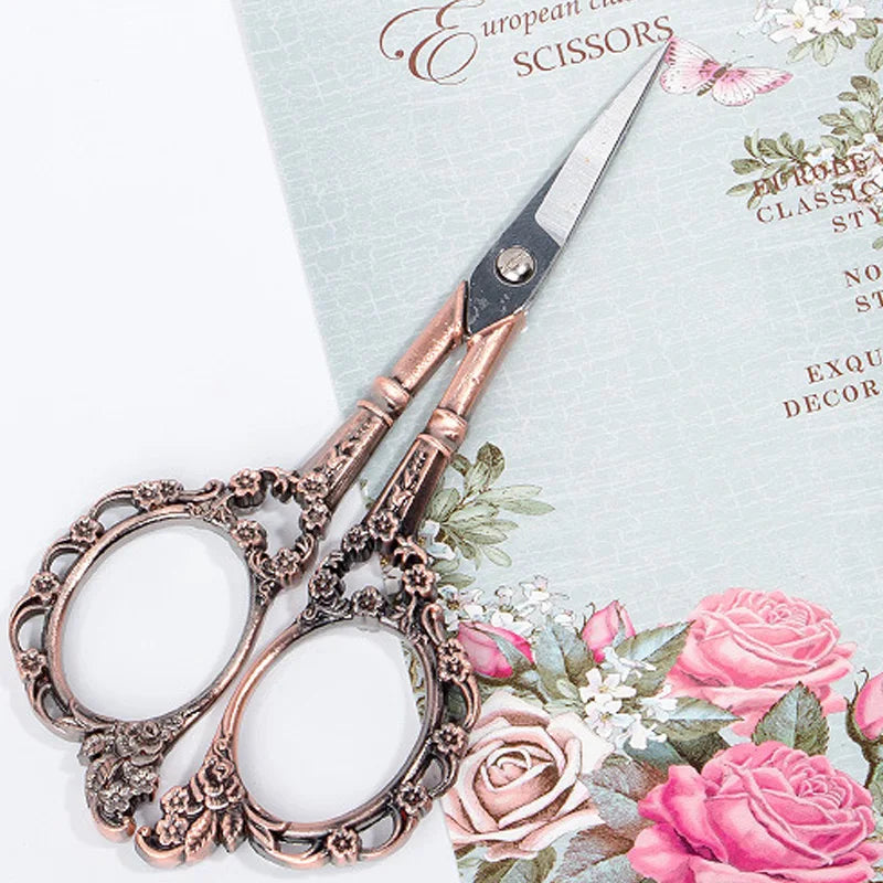 1pc Genuine Stainless Steel Scissor Retro