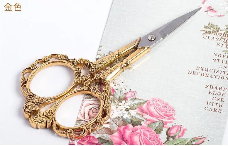 1pc Genuine Stainless Steel Scissor Retro