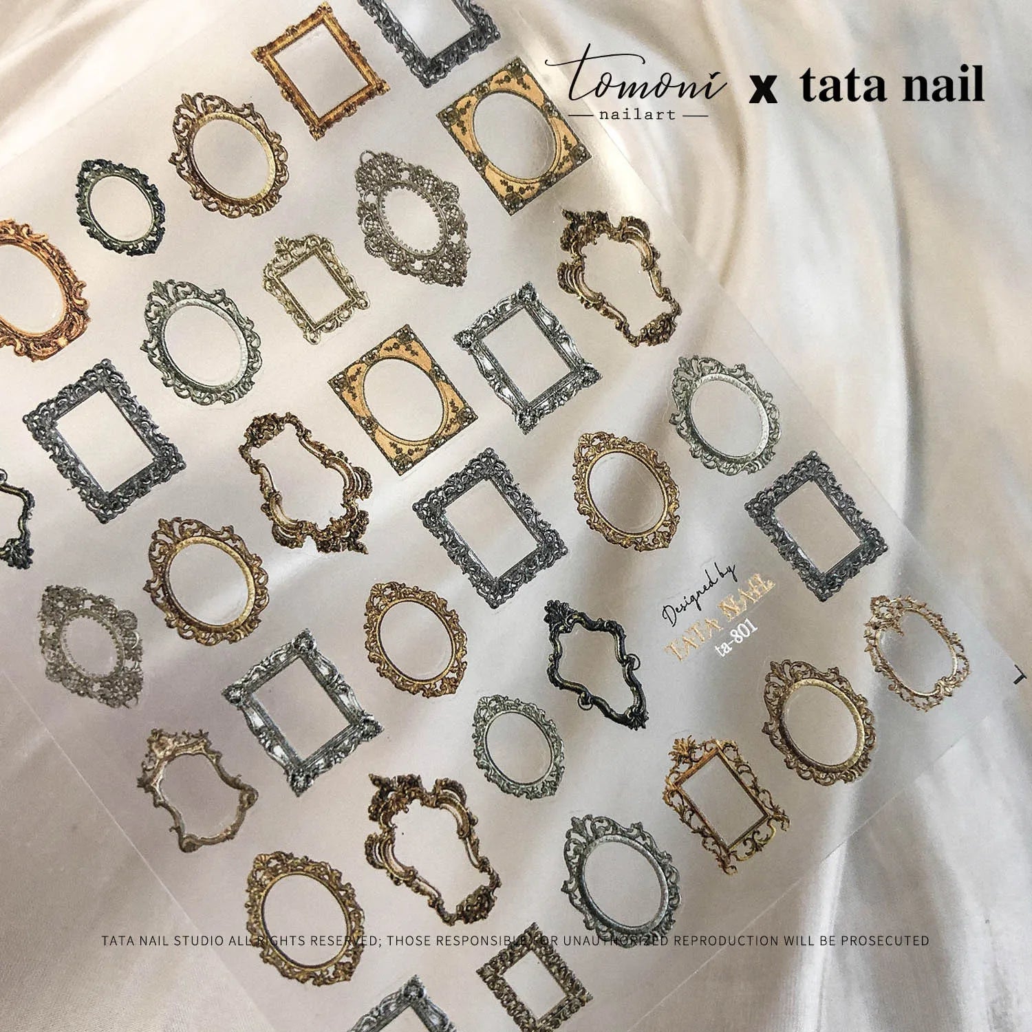 5D Nail Art Sticker Self Adhesive Decoration Manicure Decals