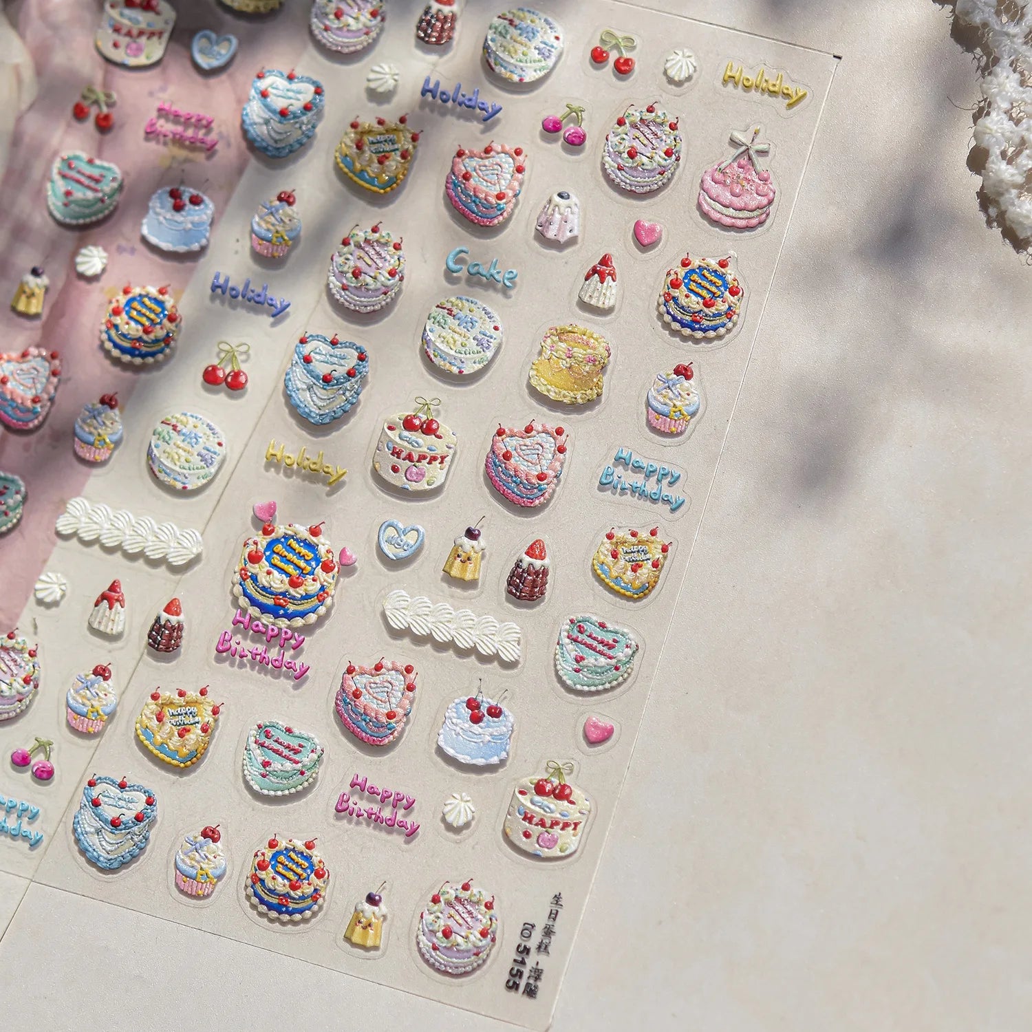 5D Nail Stickers Kawaii