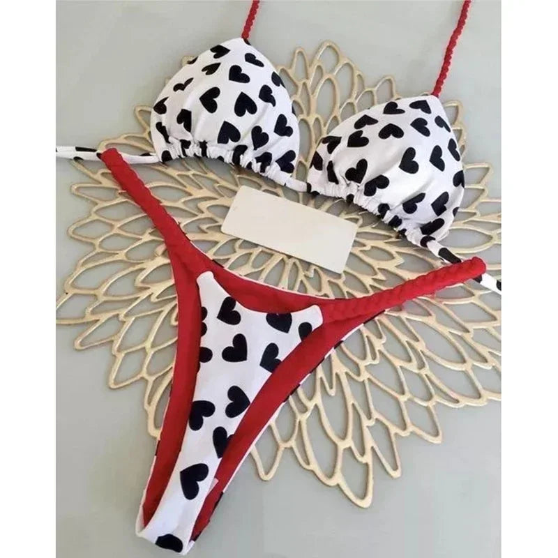Swimwear Women Printed Bikini Set