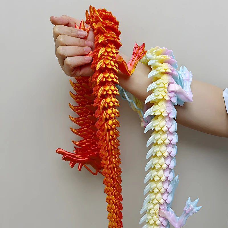 88CM 3D Printed Gem Dragon Crystal Fidget Toy