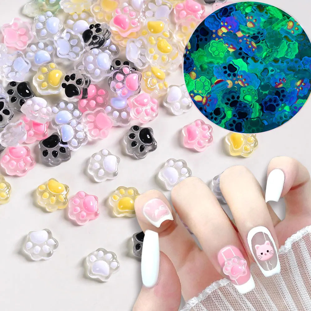 50Pcs Insect Ladybug Nail Charms