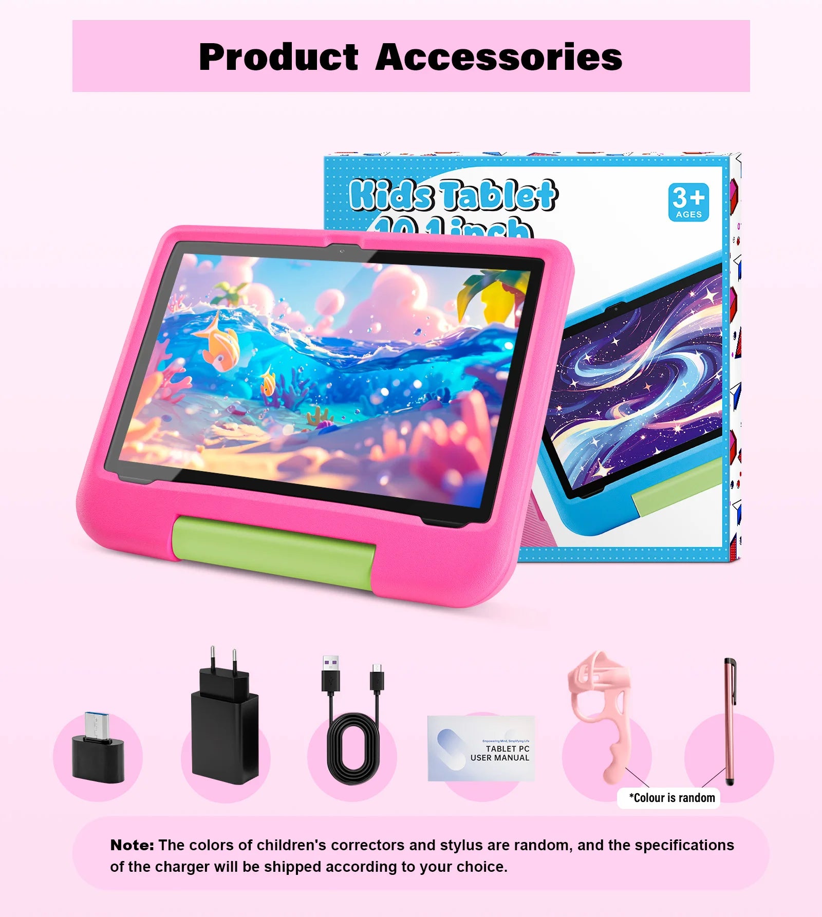 Kids Tablet Android 15 10.1 Inch