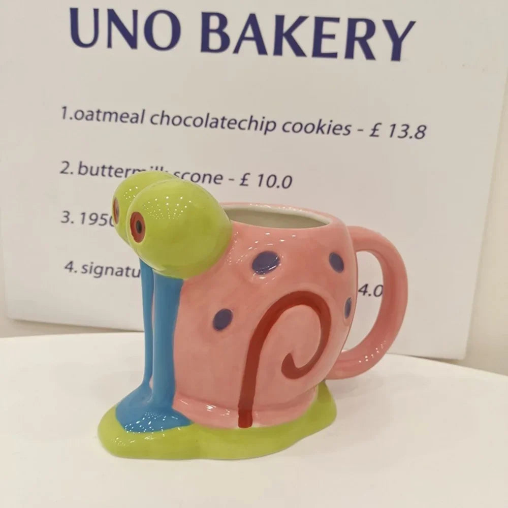 260ML Snail Ceramic Coffee Mug