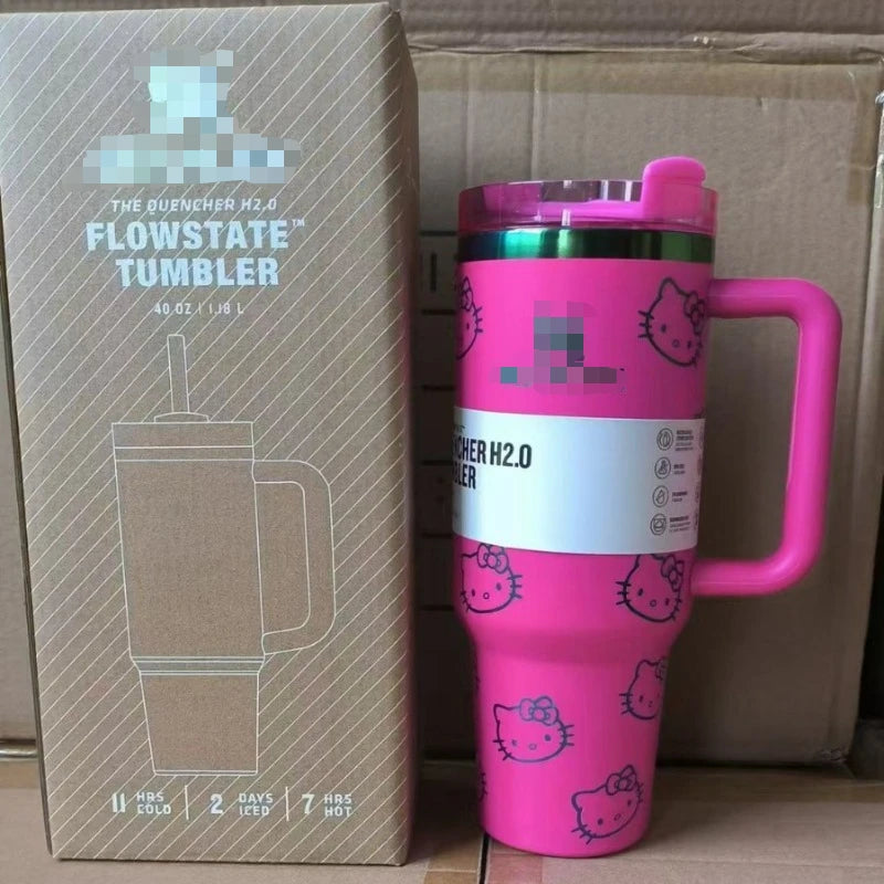 40oz Hello Kitty Stainless Steel Insulated Cup Kawaii