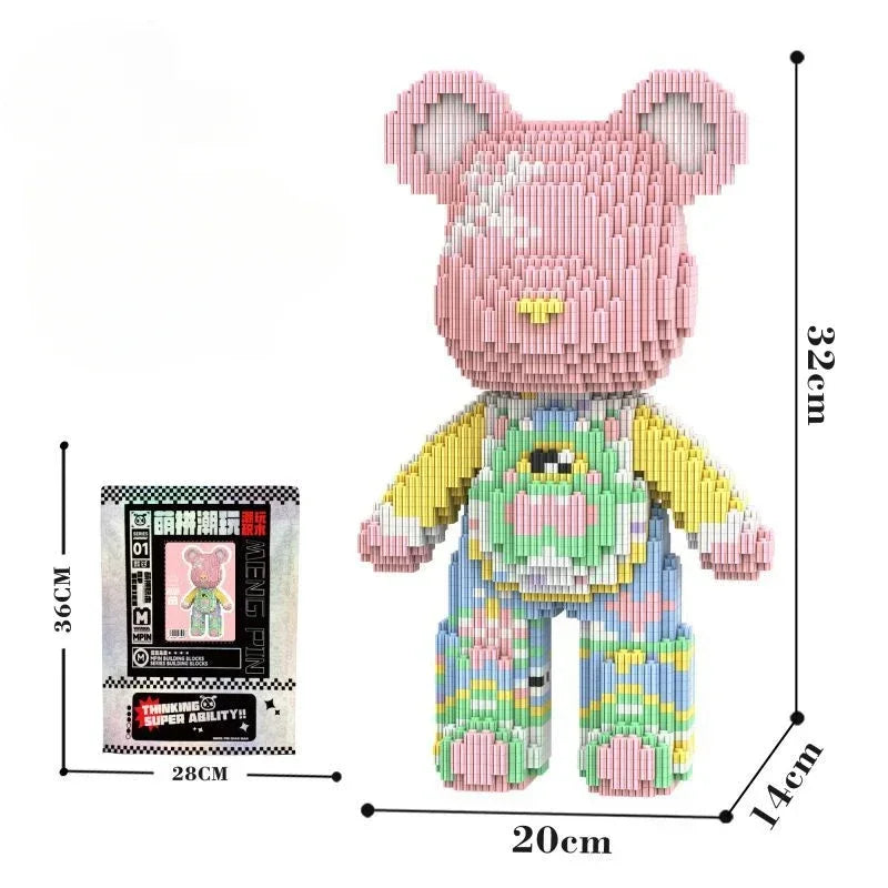 3D Kawaii Bear Diamond Building Block