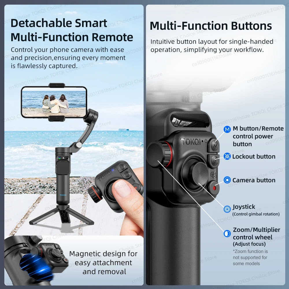 Handheld 3-Axis Gimbal Filming Stabilizer
