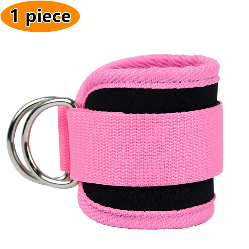 Gym Ankle Straps Double D-Ring