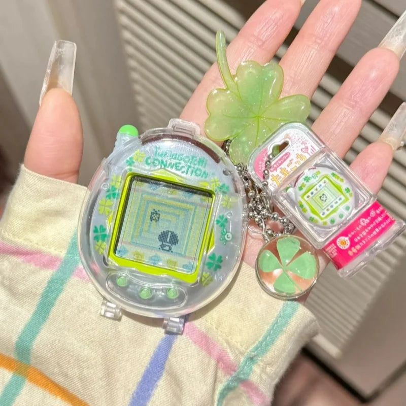 2025 New Bandai Tamagotchi Four-Leaf Clover & Bubble Tea Series