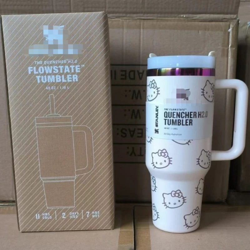40oz Hello Kitty Stainless Steel Insulated Cup Kawaii