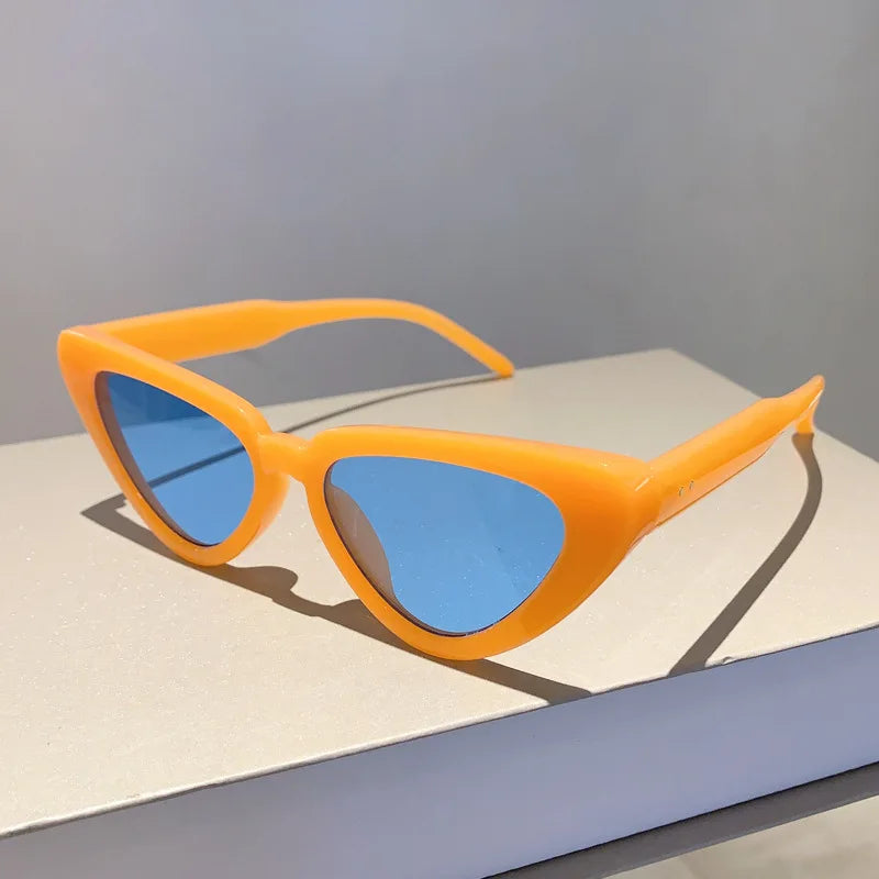 Vintage Triangle Cat Eye Sunglasses