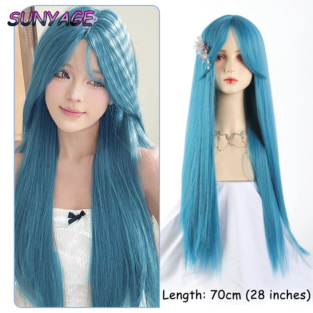Cosplay Headband Wigs Synthetic