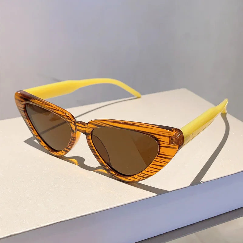 Vintage Triangle Cat Eye Sunglasses