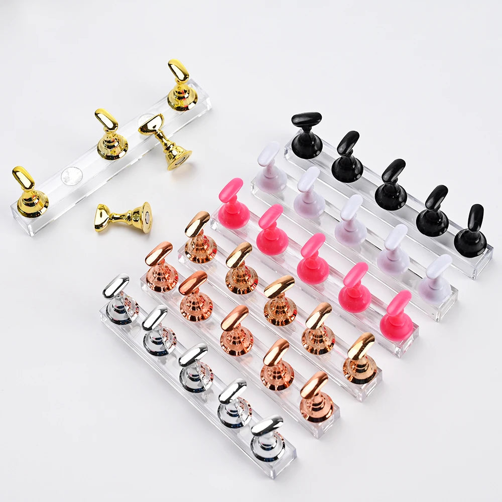 5pcs Magnetic Nail Stand for Press On Nails