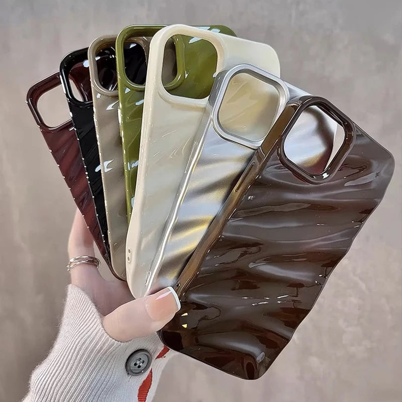 Luxury 3D Wavy Pattern Phone Case