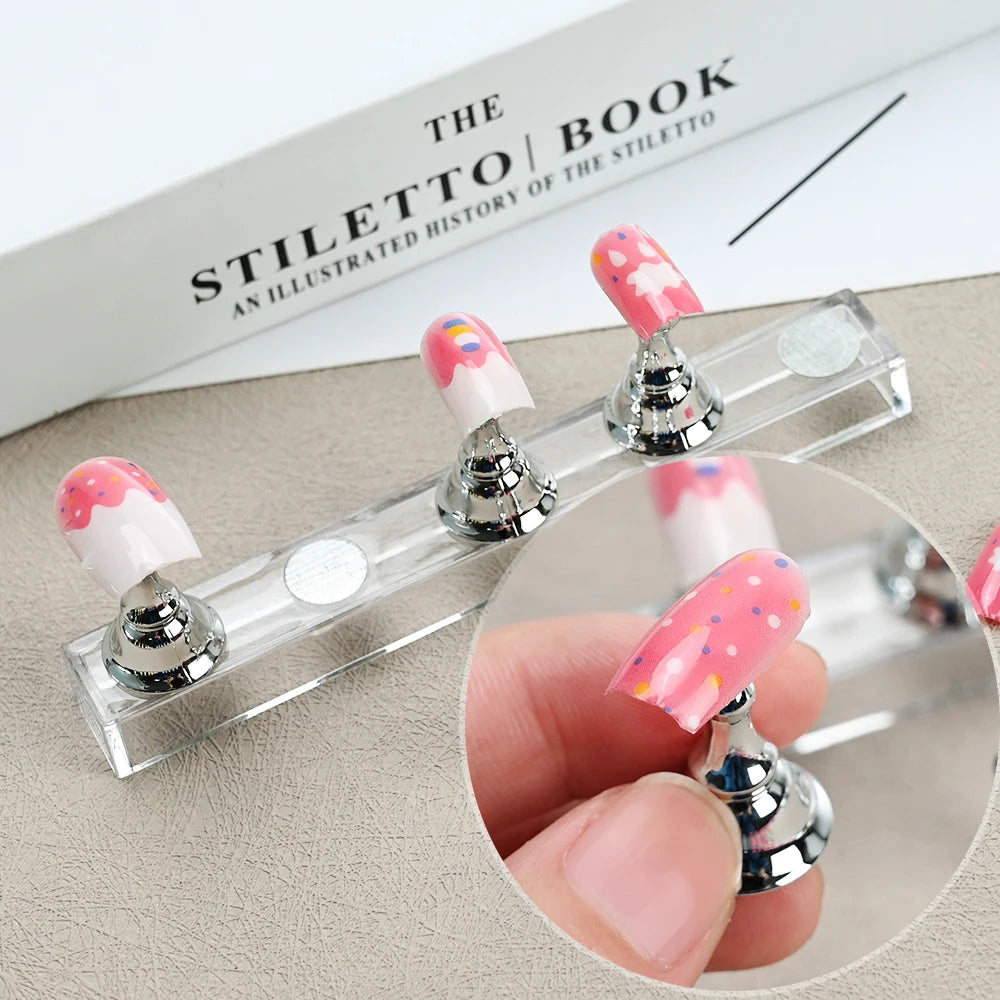 5pcs Magnetic Nail Stand for Press On Nails