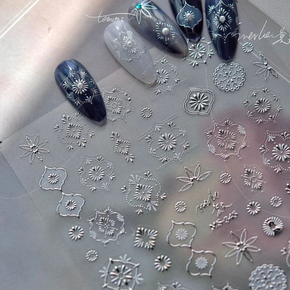 Gorgeous Gemstone Luxury 5D Nail Art Stickers