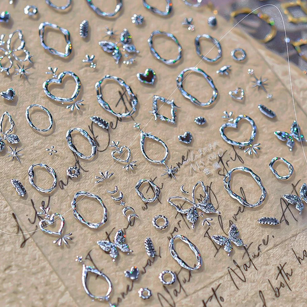 Gorgeous Gemstone Luxury 5D Nail Art Stickers