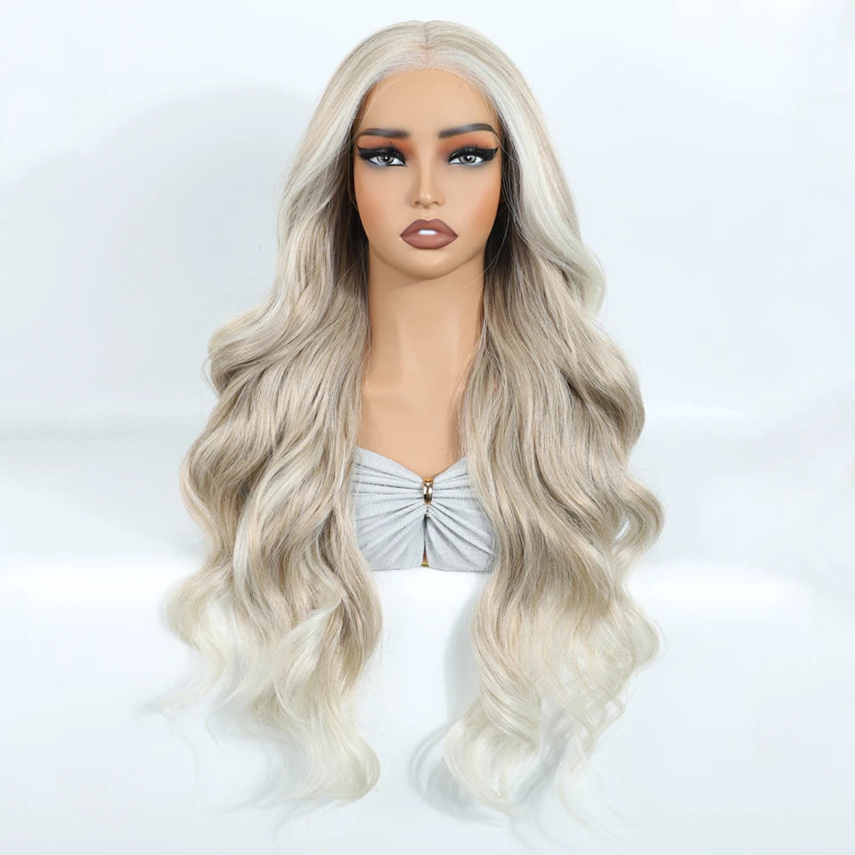 Synthetic Lace Front Long Body Wave Wear and Go Glueless Wig
