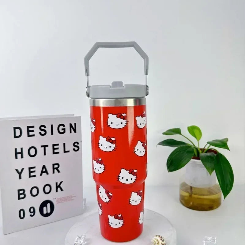 Kawaii Hello Kitty High-capacity Stainless Steel Vacuum Cup