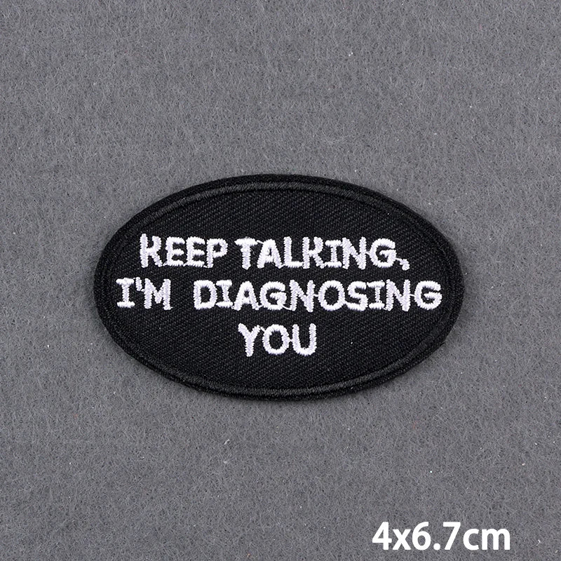 Book Club Iron On Patches