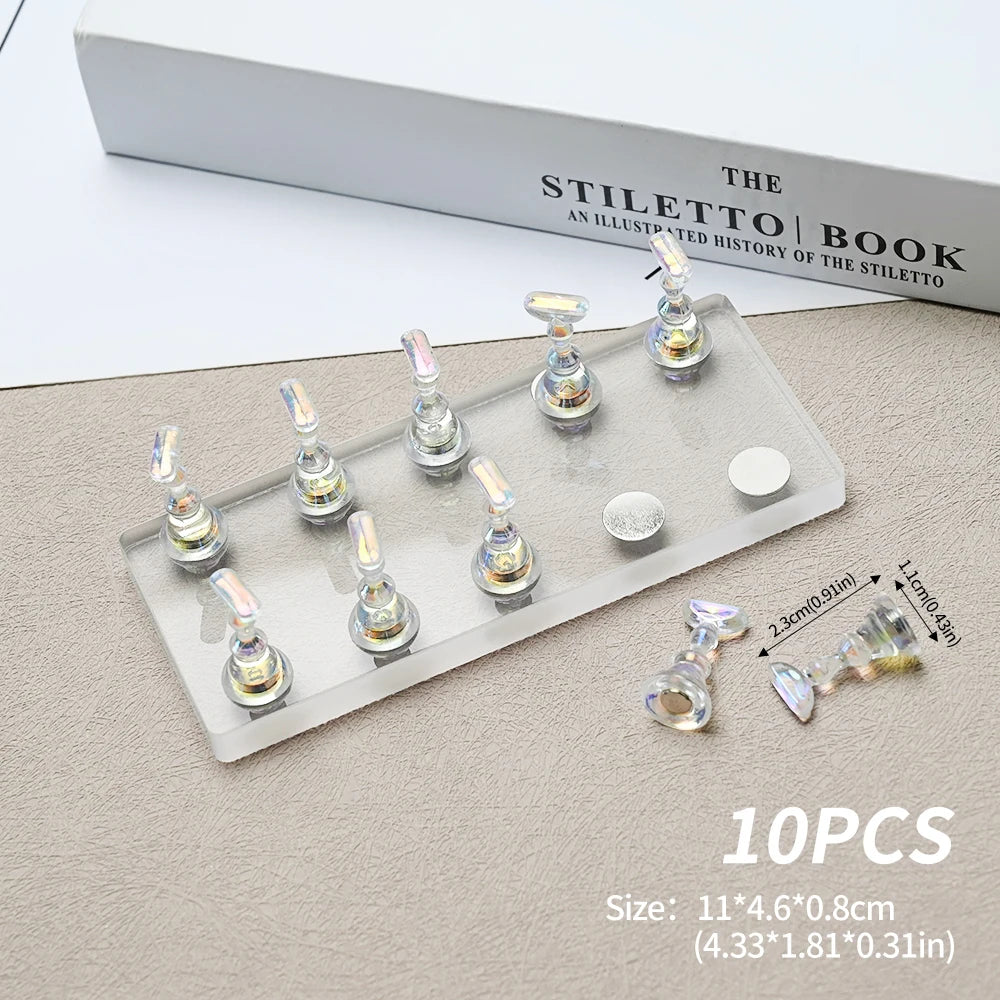 5pcs Magnetic Nail Stand for Press On Nails