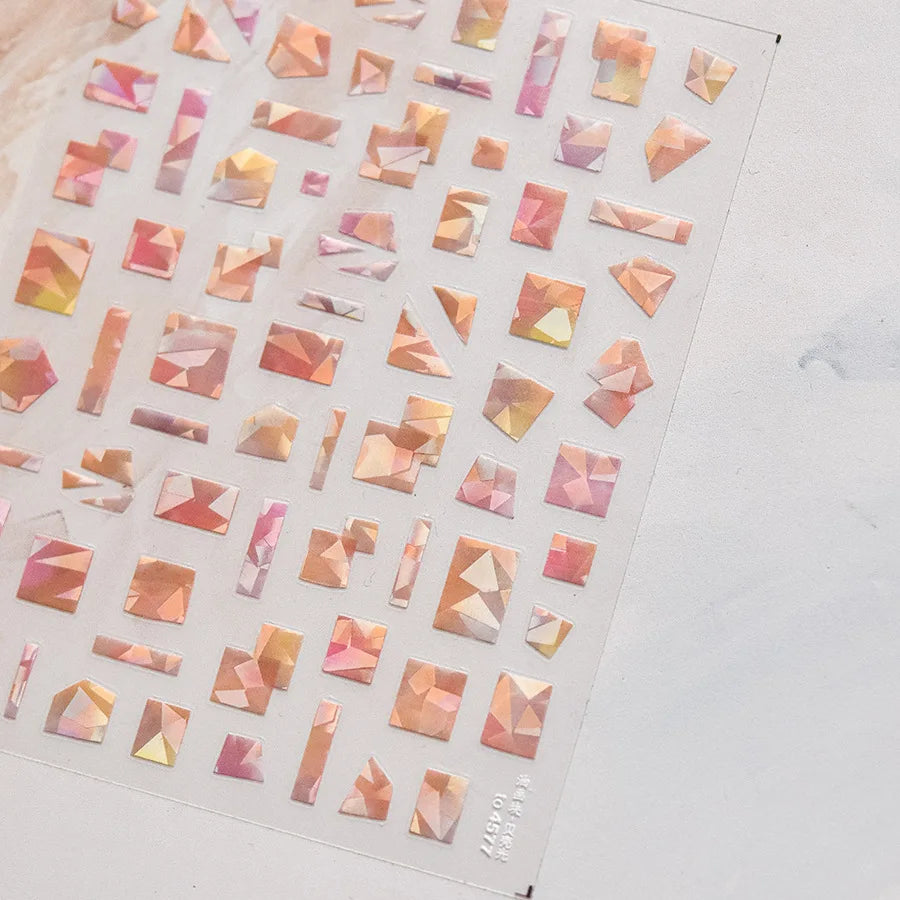 5D Nail Art Sticker Self Adhesive Decoration Manicure Decals