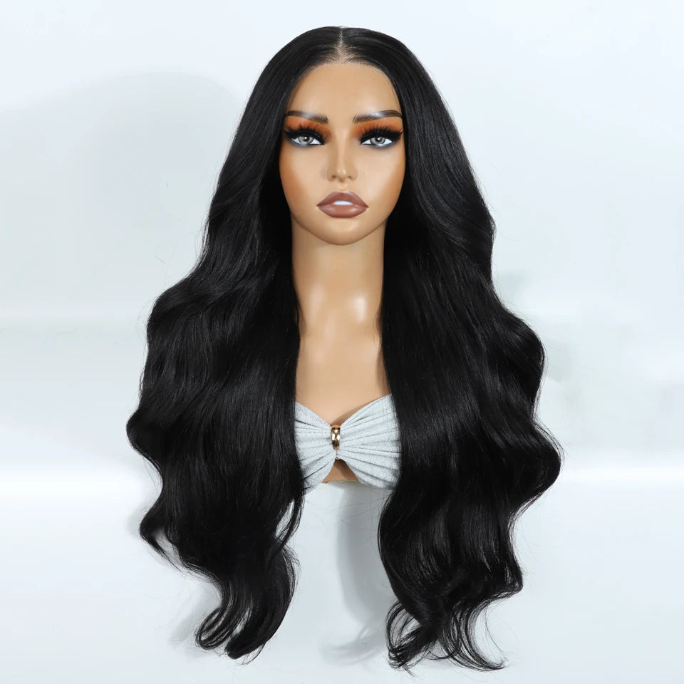 Synthetic Lace Front Long Body Wave Wear and Go Glueless Wig