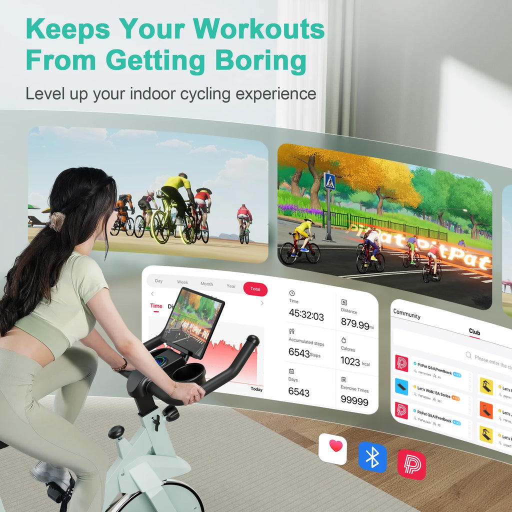 32-Level Magnetic Resistance Stationary Bikes