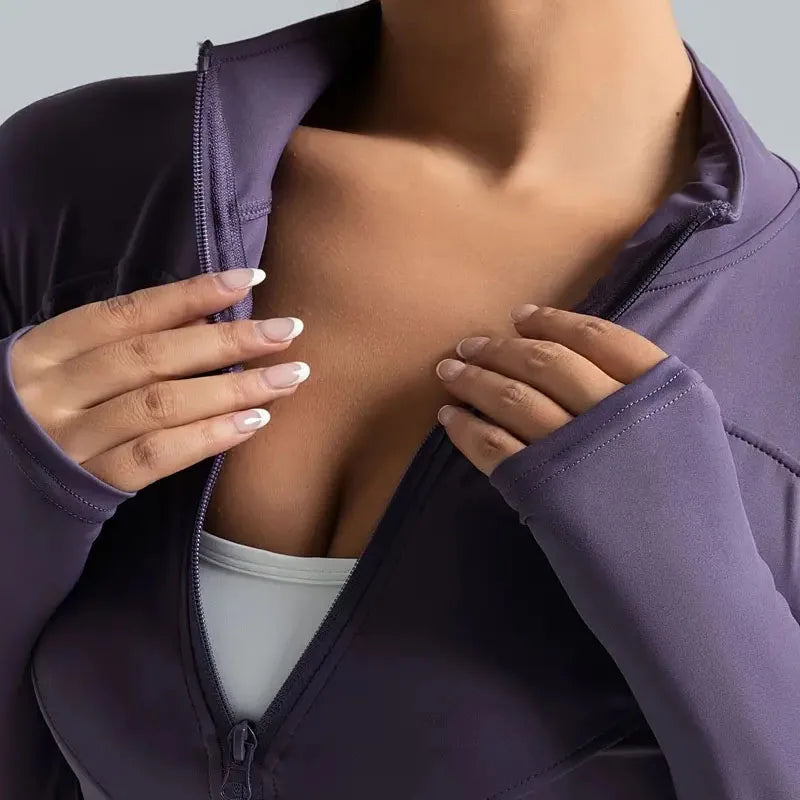 Zip-Up Lightweight Stretchy Running Jacket