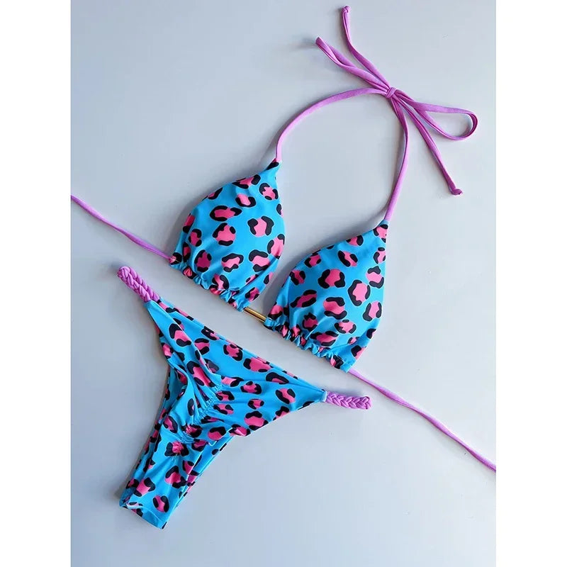Swimwear Women Printed Bikini Set