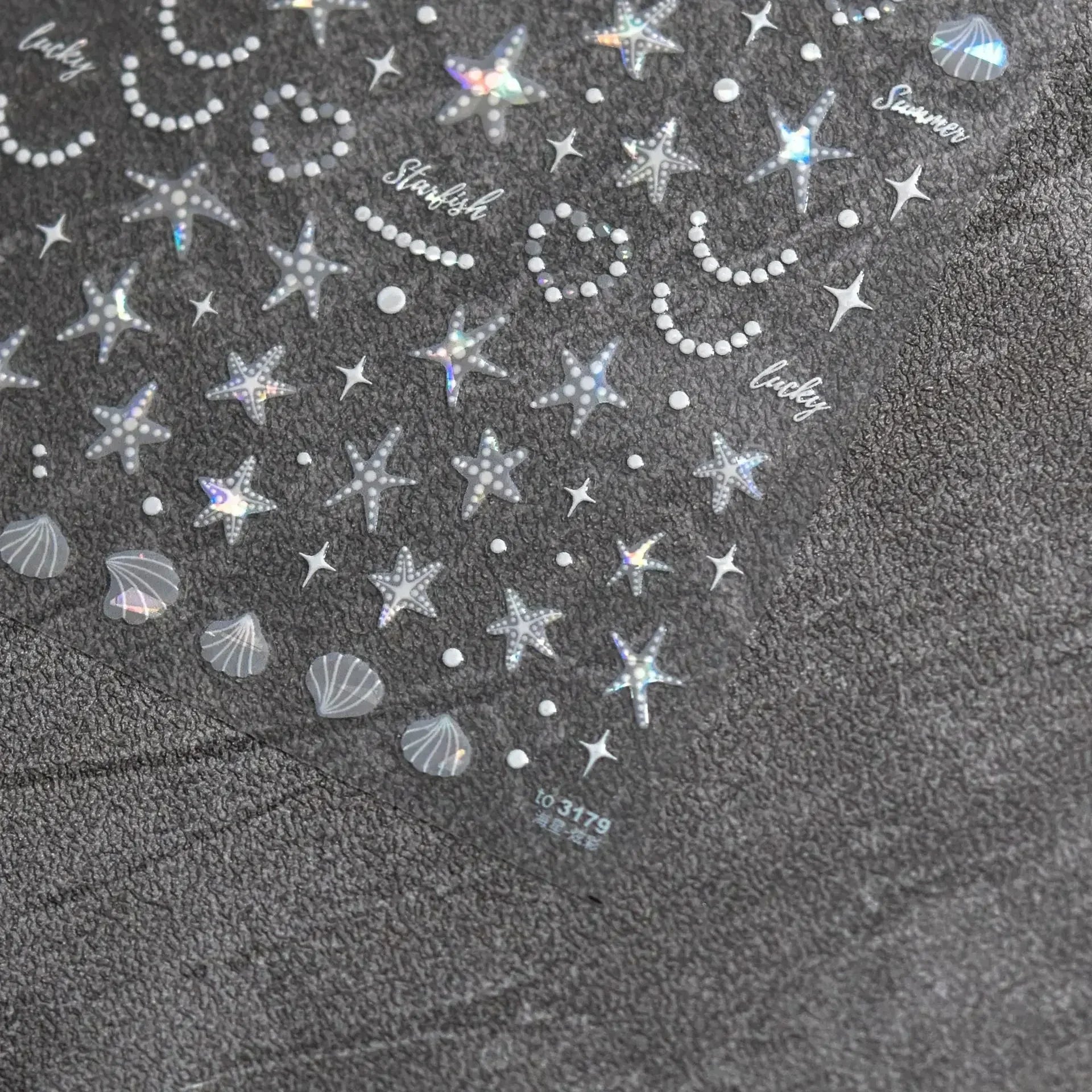 Goldfish Cavort Water 5D Nail Art Stickers Manicure Decal