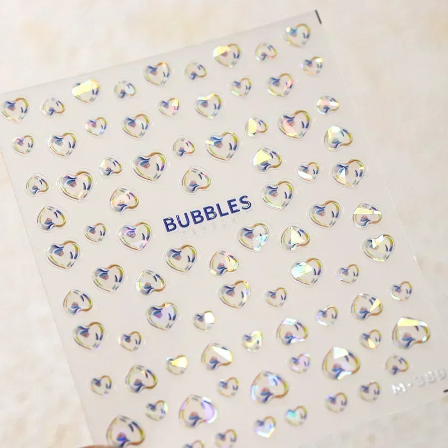 Goldfish Cavort Water 5D Nail Art Stickers Manicure Decal