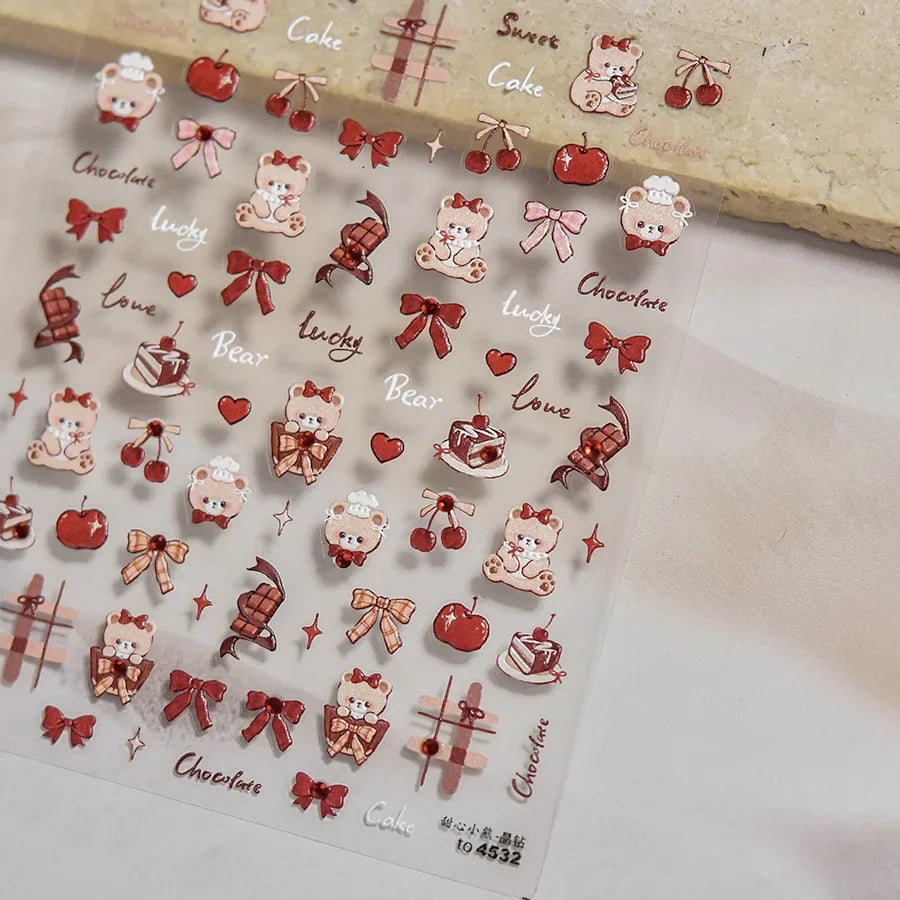 5D Elegant Nail Art Stickers