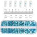 12Grid Mixed Nail Rhinestones Flat-back