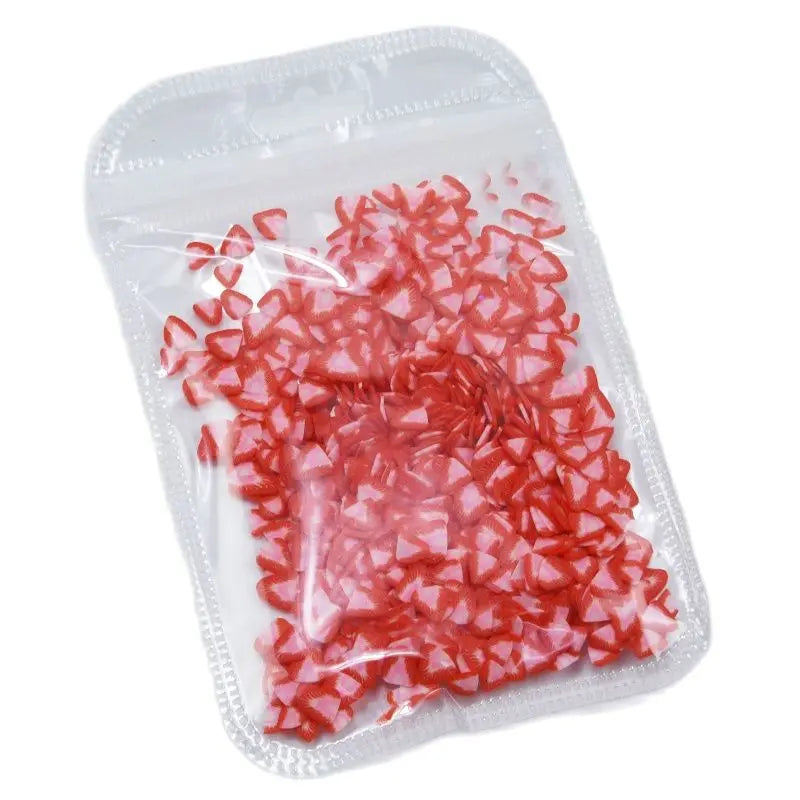 Nail Fruit Slices Polymer Clay 3D