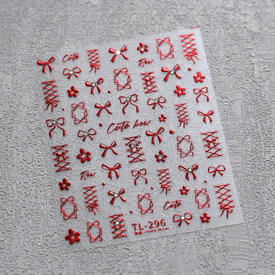 5D Elegant Nail Art Stickers