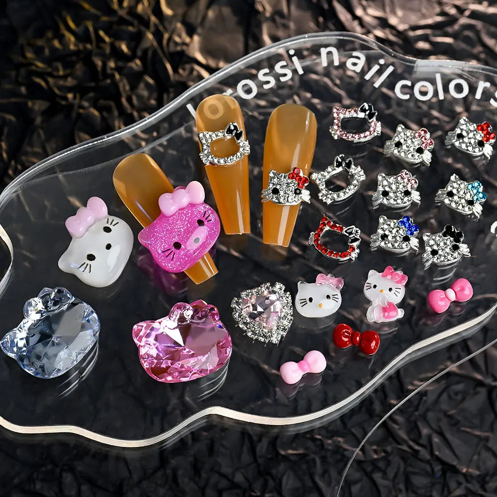 Hello Kitty Nail Charms Kawaii
