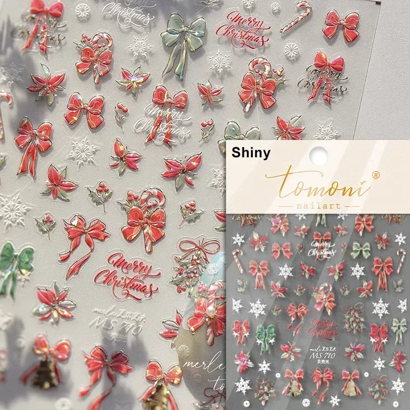 5D Elegant Nail Art Stickers