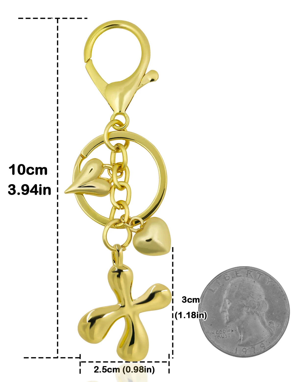 Bubble Letter Keychain