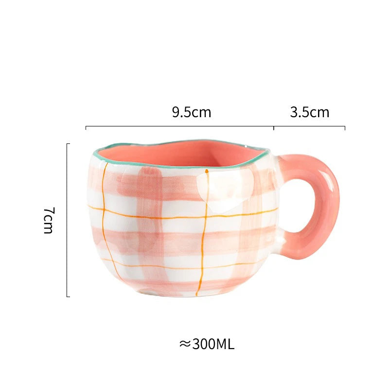 Hand Pinched Irregular Ceramic mug
