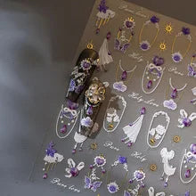 Gorgeous Gemstone Luxury 5D Nail Art Stickers