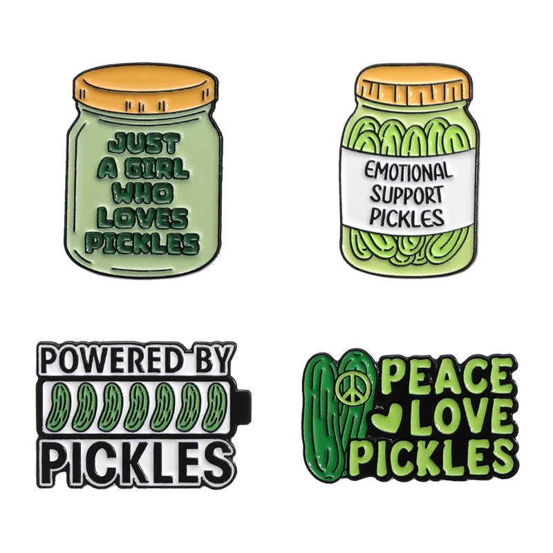 Funny Humorous Daily Proverbs Enamel Pins