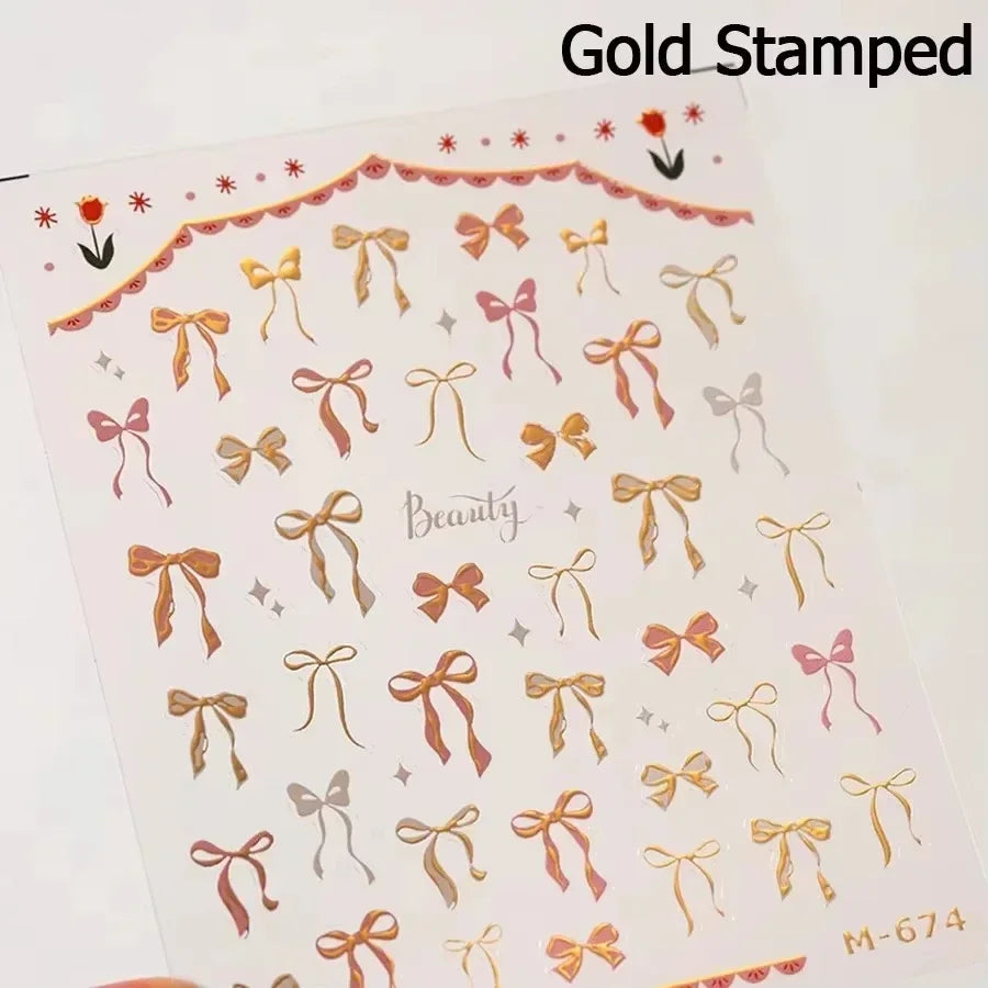 5D Elegant Nail Art Stickers