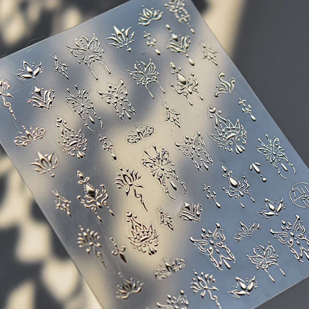 Gorgeous Gemstone Luxury 5D Nail Art Stickers