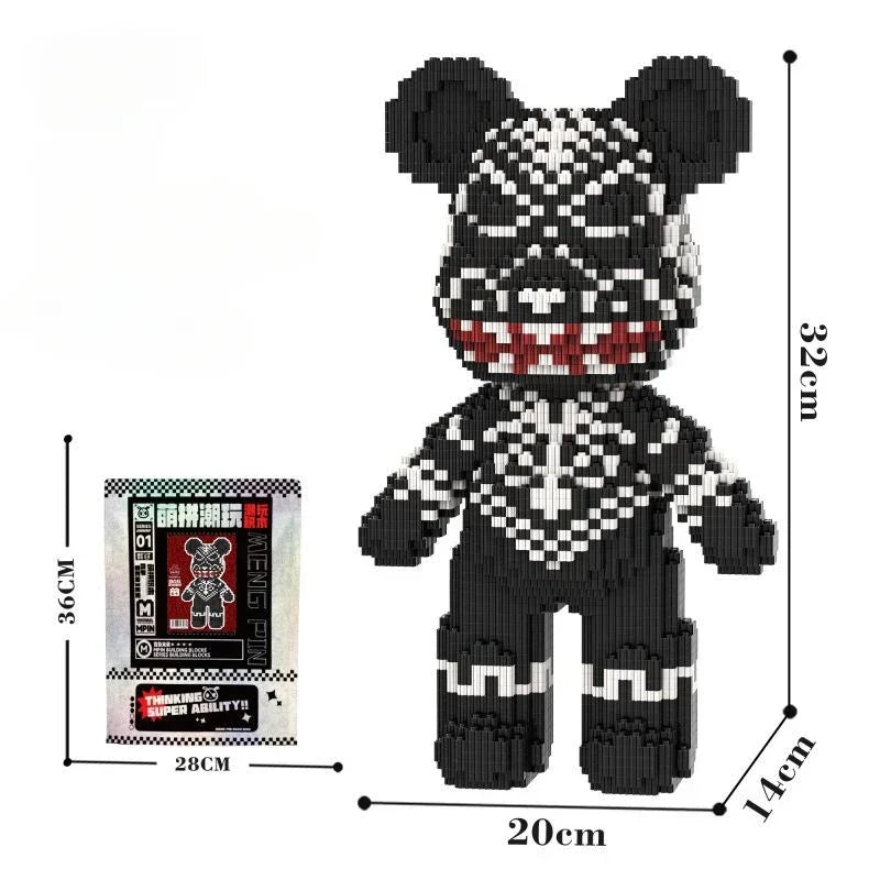 3D Kawaii Bear Diamond Building Block
