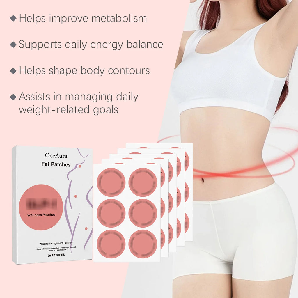 OceAura GLP-1 Patches Appetite Control Belly Fat Burner