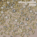 50Pcs 3D Mixed Random Luxury Nail Charms