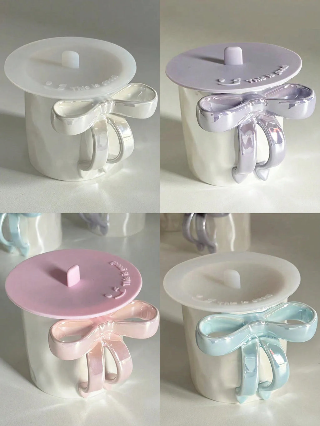 dreamy bow ceramic mug